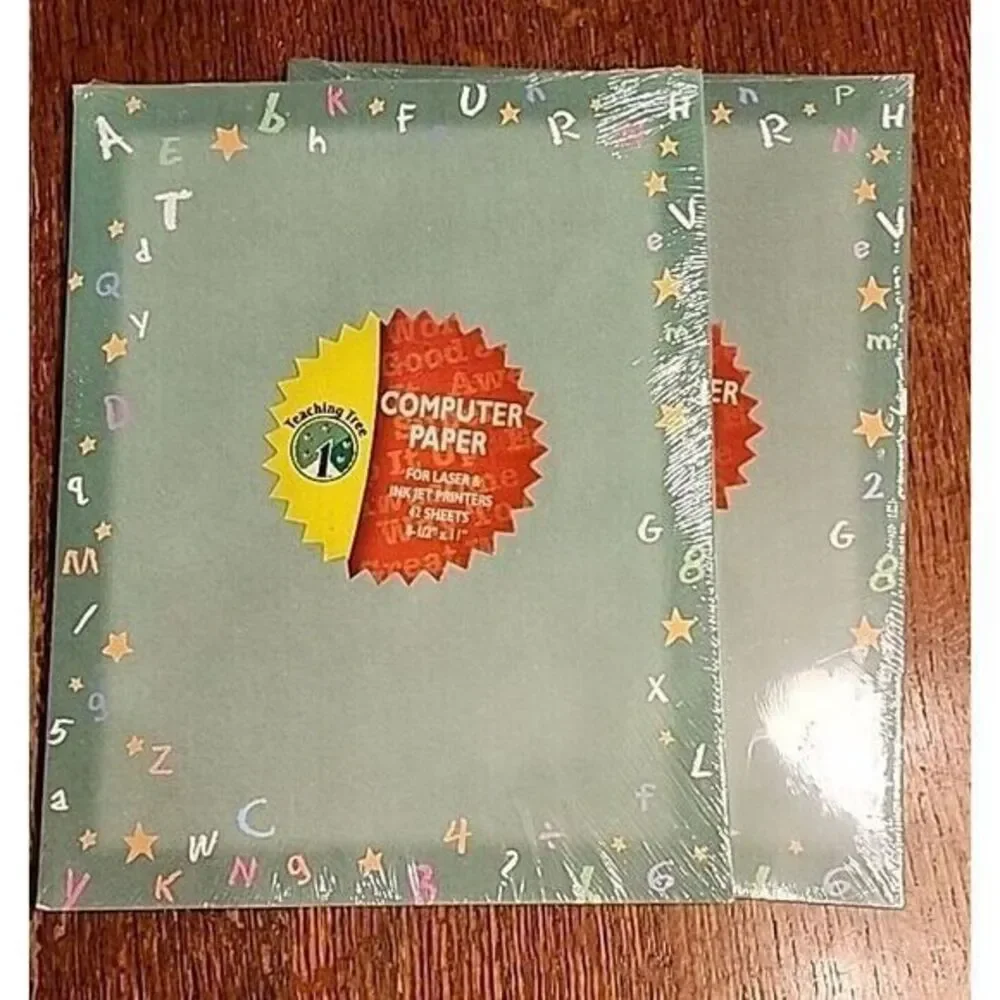 (2) Packs of Teaching Tree Computer Paper 84 Piezes Total